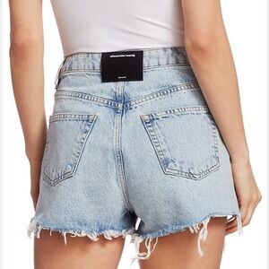 Alexander Wang Bite Flip High-Rise Denim Shorts